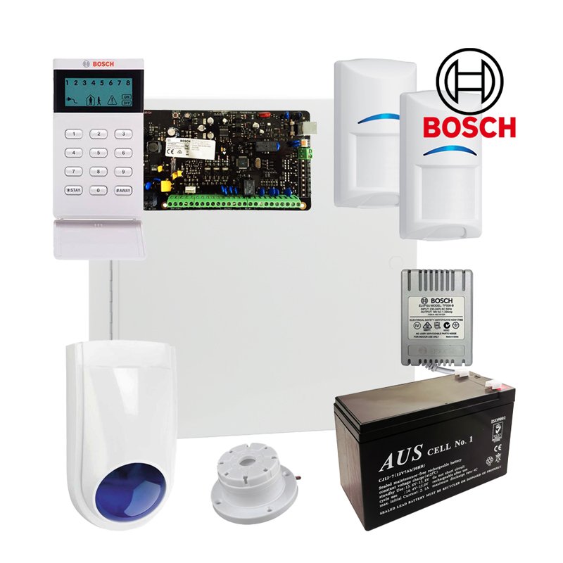 Bosch 2000 kit with 2 PIR, ICON Codepad – Smartech Security